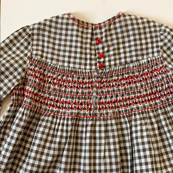 Sweet vintage gingham dress with smocking 🍒 - Picture 5 of 5